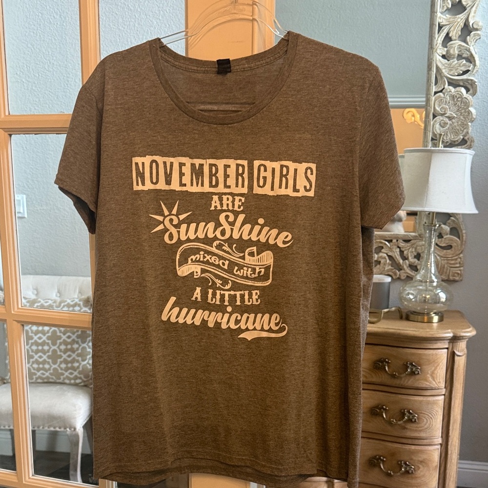 Size XL November Girls Tee Shirt